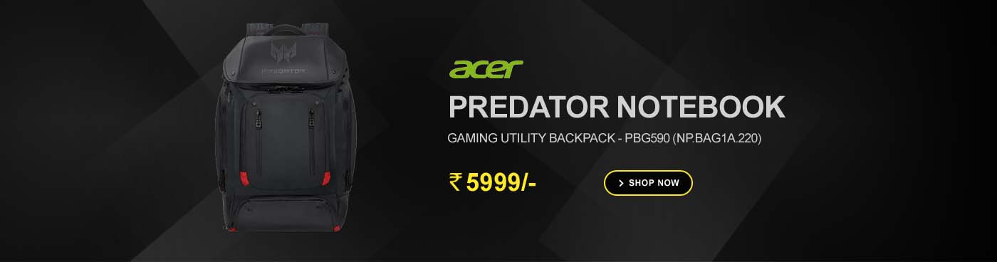 Acer Predator Notebook Gaming Utility Backpack 